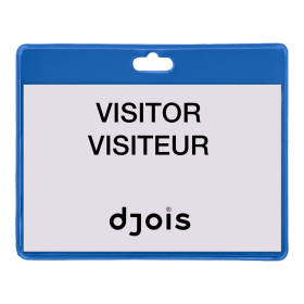 Djois jmenovka, 103 x 82,5 mm, modrá, 30 ks