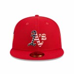 New Era Pánská kšiltovka Oakland Athletics MLB 2023 Authentic 4th of July 59FIFTY Fitted Velikost: 7 3/4