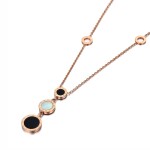 Ocelový náhrdelník Matia Gold - chirurgická ocel, Zlatá 40 cm + 5 cm (prodloužení)