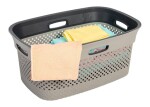 DEA HOME Koš na čisté prádlo WOOLLY 45 L - šedá / antracit