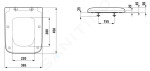 Laufen - Palace WC sedátko se sklápěním SoftClose, antibakteriální, bílá H8917013000001