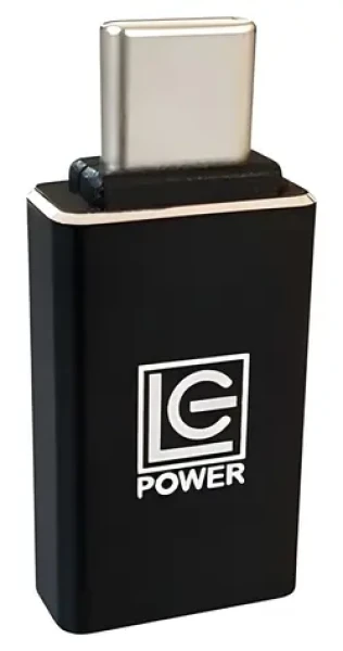 LC-Power LC-ADA-U31C černá / Adaptér / USB-C (M) na USB-A (F) / hliníkové tělo (LC-ADA-U31C)