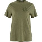 FJÄLLRÄVEN Hemp Blend Out Here T-shirt W, Green (vzorek) velikost: M