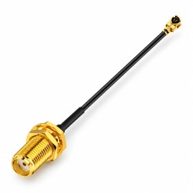 Koaxiální kabel s konektory SMA – samice a IPX1, 200 mm