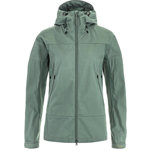 FJÄLLRÄVEN Abisko Lite Trekking Jacket W, Patina Green (vzorek) velikost: S