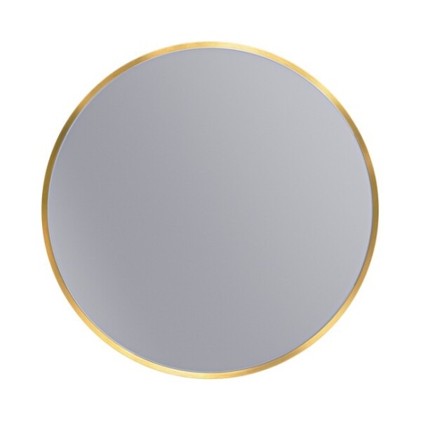 Erga Round, kulaté zrcadlo 50cm, zlatý rám, ERG-V01-ROUND-5050-GD