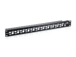 Equip 19" FTP černá / Patch panel / 24x Keystone / 1U / LSA-110 (769324)