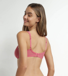 Dámská zmenšující podprsenka s kosticemi DIM GENEROUS MINIMIZER BRA - DIM - růžová 90 D