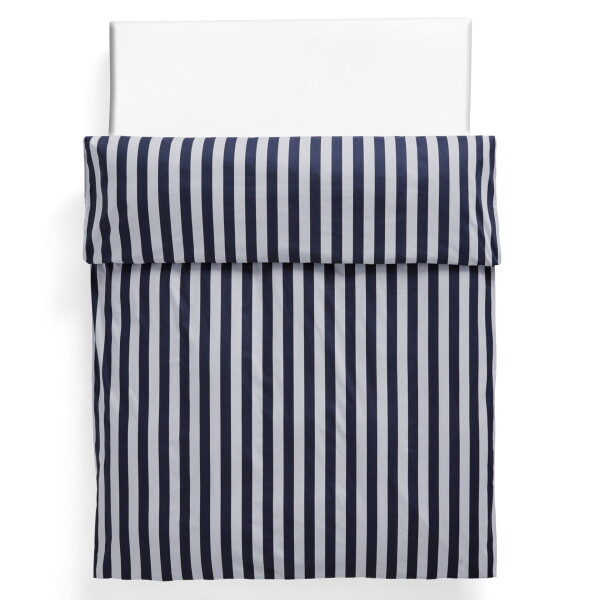 HAY Povlečení na peřinu Été Midnight Blue/Light Grey 140 × 200 cm, modrá barva, textil