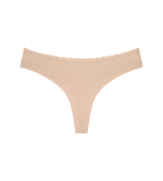 Dámská tanga Feel of Modal String 3P - YELLOW - béžová 0026 - TRIUMPH YELLOW S