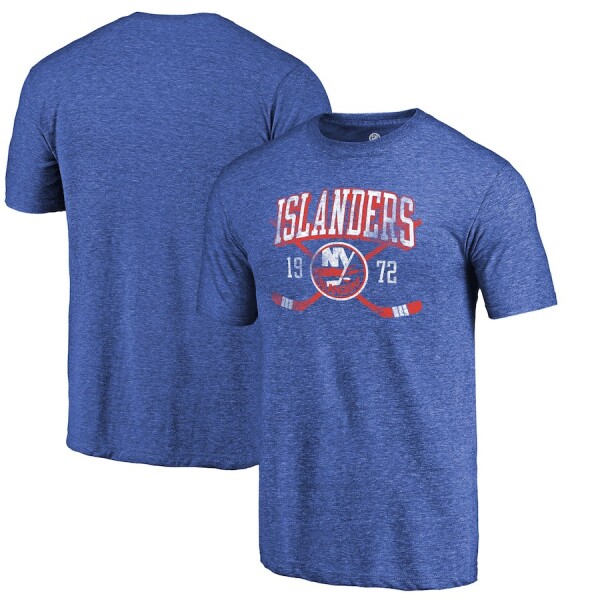 Fanatics Pánské Tričko New York Islanders Vintage Line Shift Tri-Blend Velikost: