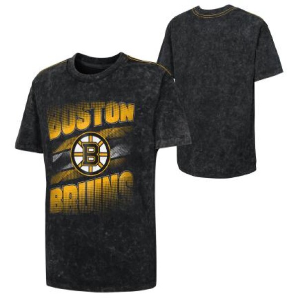 Outerstuff Dětské tričko Boston Bruins NHL Fresh Mindset Crew Nk Mineral Velikost: Dětské M (9 - 11 let)