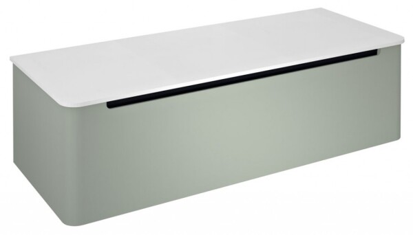SAPHO - KERALA umyvadlová skříňka 120x35x47,5cm, 1x zásuvka, verde KR120-4444