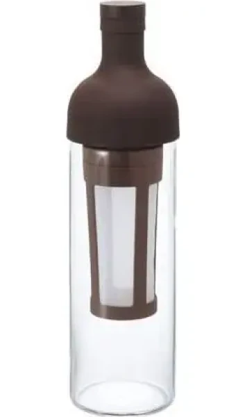 Hario Láhev se sítkem hnědá / Láhev na vodu / filtrační / 750 ml (FIC-70-CBR)