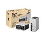 Club3D Dokovací stanice USB-A 8v1, 1xHDMI, 1xDVI, 4xUSB, 1xRJ45, 1x3.5mm, šedá EDF_795089