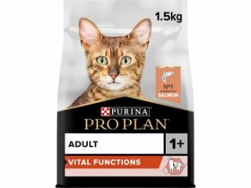Purina Pro Plan Cat Vital Function Adult losos 1.5kg / Granule pro kočky / pro dospělé kočky (7613036508209)