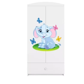 Skříň Babydreams bílá - Slon