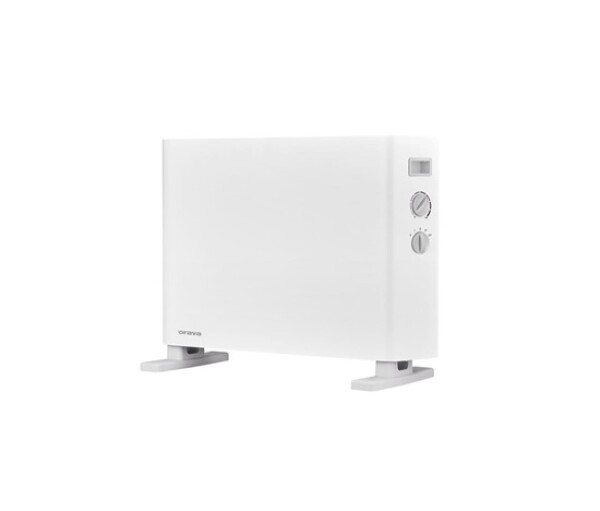 Orava EK-2007 elektrický horkovzdušný konvektor, 1250-2000 W, 52 dB, 20-25 m2, termostat, 4 úrovně výkonu, bílá