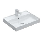 VILLEROY & BOCH - Collaro Umyvadlo 60x47 cm, s přepadem, otvor pro baterii, CeramicPlus, alpská bílá 4A336GR1