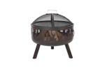 RedFire Firepit Blazer černá / venkovní ohniště s grilem / ocel / průměr 61 cm (85044)