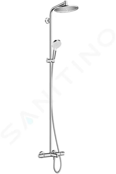 HANSGROHE - Crometta Termostatická vanová baterie Showerpipe S 240, chrom 27320000