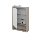 Dřevojas - Jednodveřová galerka FOCUS GAOE 50 - N07 Stone / Levé 283131