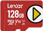 Lexar PLAY microSDXC 128GB / čtení: 150MBs / UHS-I U1 / A1 / Class 10 (LMSPLAY128G-BNNNG)