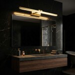 Koupelnové nástěnné LED svítidlo APP1862-1W 80 cm GOLD OSW-66015