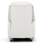 Polohovací křeslo, elektrické zabudované ovládání, béžová, látka, TV-Q8575 CRM2