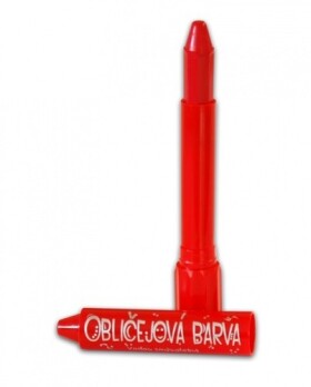 Amos Obličejová barva vysouvací - červená