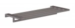 HANSGROHE - AddStoris Polička s držákem ručníků, délka 65 cm, kartáčovaný černý chrom 41751340