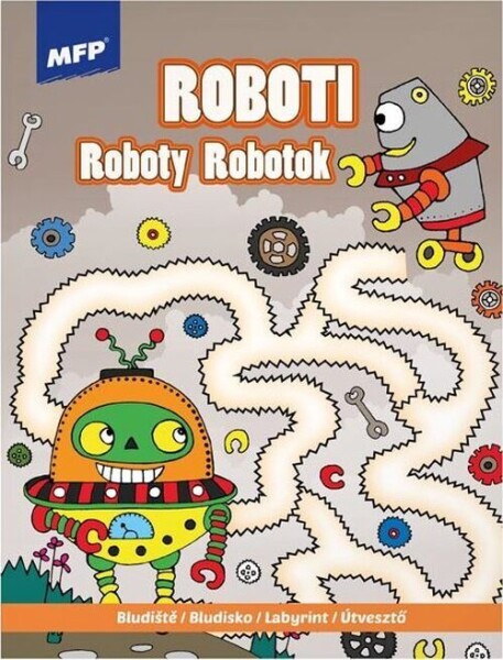 Omalovánky - Bludiště Roboti 210x276/32s