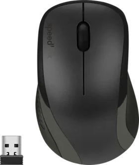 KAPPA Mouse - Wireless černá / bezdrátová myš / optická / 1200 DPI / 3 tlačítka / 2.4GHz (SL-630011-BK)