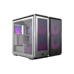 Cooler Master case MasterFrame 600 Mesh Silver ARGB, Průhledná bočnice, ATX, 2x 200mm ARGB Fan, 1x 120mm ARGB Fan, Šedá EDF_1566515