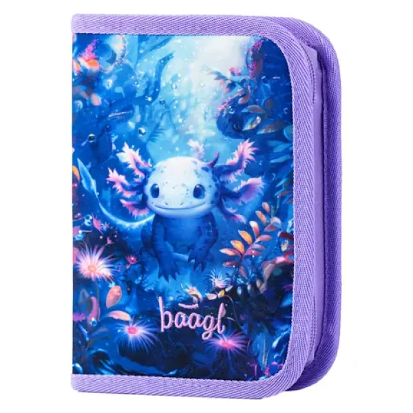 BAAGL Školní penál jednopatrový Axolotl (A-34529)
