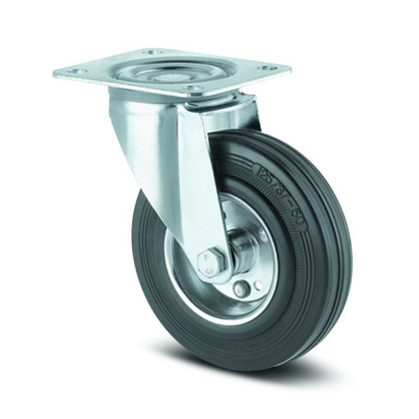 Tente Průmyslové kolečko 100 mm, otočné 711