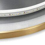 REA - Zrcadlo LED 60cm MMJ BRUSH ROSE GOLD HOM-05506