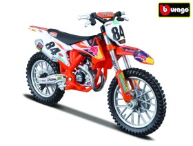 Motorka Bburago KTM 450 SX-F Factory Edition (2018) kov/plast 12cm v krabičce 12ks v boxu