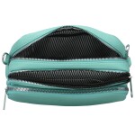 Trendy dámská koženková crossbody kabelka Rory, světle modrá