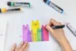 Marabu Acryl Color Squeegee Art Set Power sada 6×25 ml, stěrka