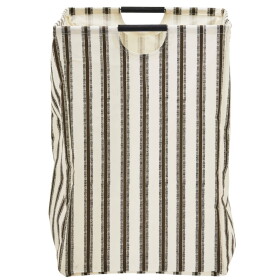 House Doctor Skládací koš na prádlo Vibes Light Brown, hnědá barva, textil