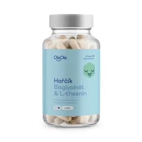 OlaOla Hořčík Bisglycinát L-theanin na noc / 90 kapslí (110040)