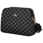 Stylová dámská koženková crossbody Maria, černá