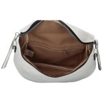 Módní dámská koženková ledvinka/crossbody Andrés, bílá