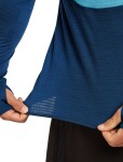 ICEBREAKER Mens Mer 200 Realfleece Descender LS Half, Arctic/Atlantis/Cb (vzorek) velikost: M