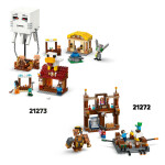 LEGO LEGO® Minecraft 21273 Balón v podobě ďasa a útok na vesnici