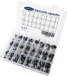 Sada elektrolytických kondenzátorů 0,1uF - 1000uF - 24 druhů, 500 kusů