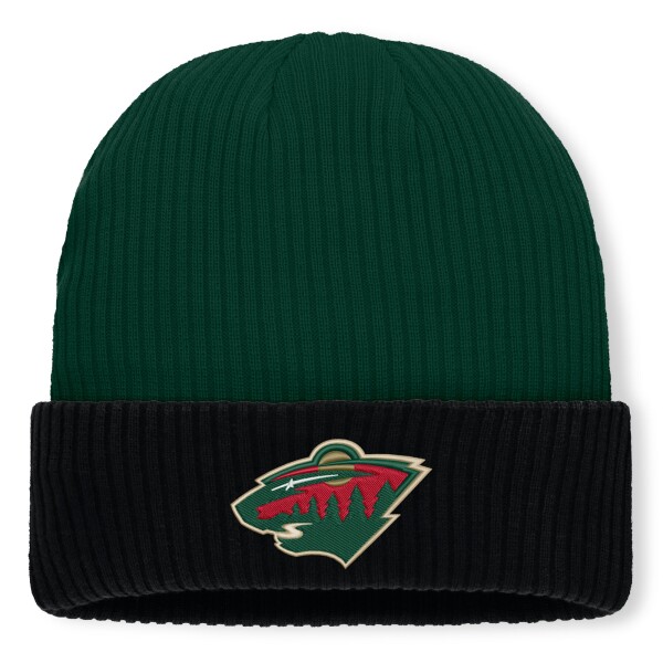 Fanatics Pánská zimní čepice Minnesota Wild NHL Authentic Pro Rink Cuffed