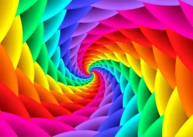 ENJOY Puzzle Gradient: Duhový vír