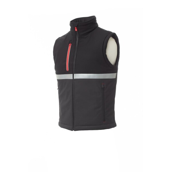 Vesta WISE PAD VEST antracitovo černá pánská PAYPER 2XL antracitovo černá